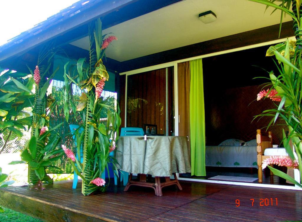 Tauhanihani Village Lodge La Vague Bleue Teahupoo 객실 사진